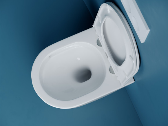 Унитаз Ceramicanova Vogue CN4008T подвесной Белый с сиденьем Микролифт