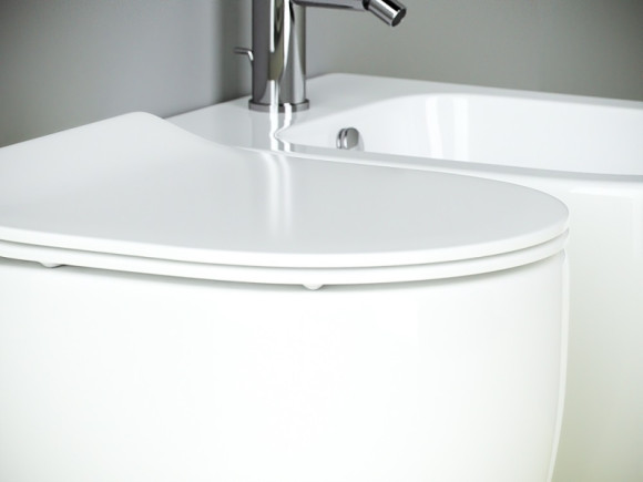 Унитаз Ceramicanova Metropol CN4004 приставной с сиденьем Микролифт