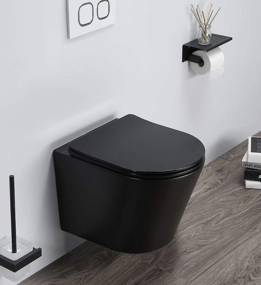 Комплект унитаза CeramaLux B2330-1MB с инсталляцией Grohe Rapid SL 38721001 с сиденьем Микролифт и клавишей смыва Хром Комплект унитаза CeramaLux B2330-1MB с инсталляцией Grohe Rapid SL 38721001 с сиденьем Микролифт и клавишей смыва Хром