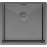 Кухонная мойка Paulmark Next 48 Uni PM214844-GM Вороненая сталь Кухонная мойка Paulmark Next 48 Uni PM214844-GM Вороненая сталь