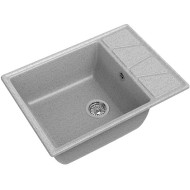 Кухонная мойка GranFest Vertex GF-V-680L Серая Кухонная мойка GranFest Vertex GF-V-680L Серая