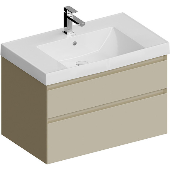 Тумба под раковину Kerama Marazzi Cubo 80 CUB.80.2\LIM подвесная Лимо матовый