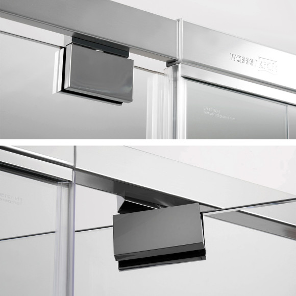 Душевой уголок WasserKRAFT Berkel 110x80 48P14 профиль Хром стекло прозрачное Душевой уголок WasserKRAFT Berkel 110x80 48P14 профиль Хром стекло прозрачное