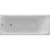 Акриловая ванна Aquatek Альфа 140х70 ALF140-0000005 без гидромассажа с фронтальной панелью с каркасом (вклеенный) со слив-переливом (слева)