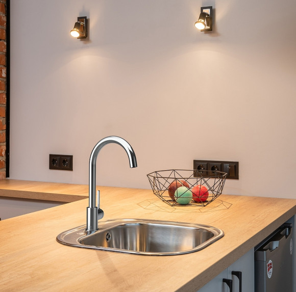 Смеситель для кухни GPD Gildo MTE165 Хром