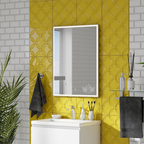 Зеркало Art&Max Arezzo AM-Are-600-800-DS-FC с подсветкой с сенсорным выключателем Хром Зеркало Art&Max Arezzo AM-Are-600-800-DS-FC с подсветкой с сенсорным выключателем Хром