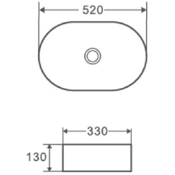 Раковина-чаша Azario 52 AZ-1048 Белая Раковина-чаша Azario 52 AZ-1048 Белая