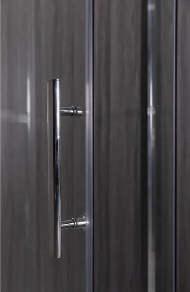 Душевой уголок Esbano ESR-8190 100x80 ESUGR8190 профиль Хром стекло прозрачное