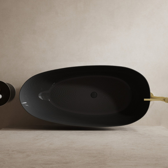 Карбоновая ванна Abber Karbon 170x80 AK9011-1.7 Черная без гидромассажа Карбоновая ванна Abber Karbon 170x80 AK9011-1.7 Черная без гидромассажа