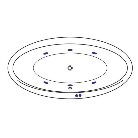 Акриловая ванна Excellent Lumina 190x95 WAEX.LUM19.SOFT.GL с гидромассажем Акриловая ванна Excellent Lumina 190x95 WAEX.LUM19.SOFT.GL с гидромассажем