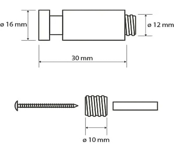 Крючок Bemeta Neo 104506095 Нержавеющая сталь