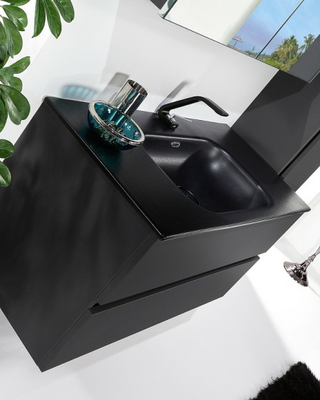 Тумба под раковину Boheme Armadi Art Vallessi 120 837-120-A mat подвесная Антрацит матовый