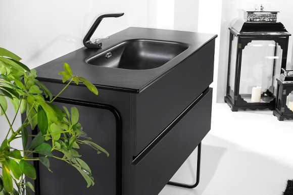 Тумба под раковину Boheme Armadi Art Vallessi 120 837-120-A mat подвесная Антрацит матовый