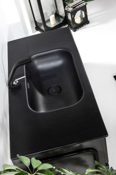 Тумба под раковину Boheme Armadi Art Vallessi 120 837-120-A mat подвесная Антрацит матовый