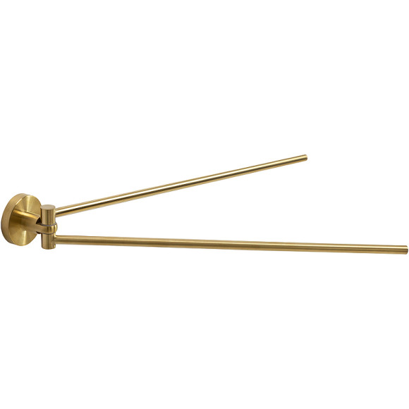 Полотенцедержатель Cezares Relax RELAX-THD-S-BORO двойной поворотный Брашированное золото Полотенцедержатель Cezares Relax RELAX-THD-S-BORO двойной поворотный Брашированное золото