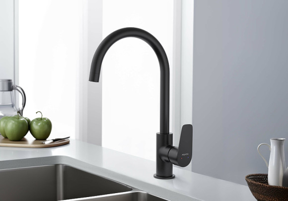 Смеситель для кухни Aquatek Бетта AQ1182MB Черный матовый Смеситель для кухни Aquatek Бетта AQ1182MB Черный матовый