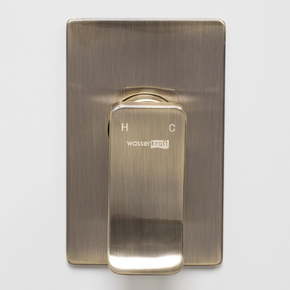 Смеситель для душа WasserKRAFT Exter 1651 Светлая бронза