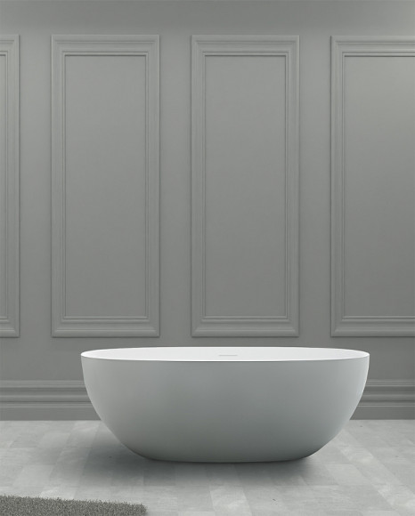 Ванна из искусственного камня Abber Stein 170x75 AS9624-1.7 без гидромассажа