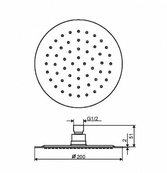 Верхний душ Excellent Actima 20 AREX.3020CR Хром Верхний душ Excellent Actima 20 AREX.3020CR Хром