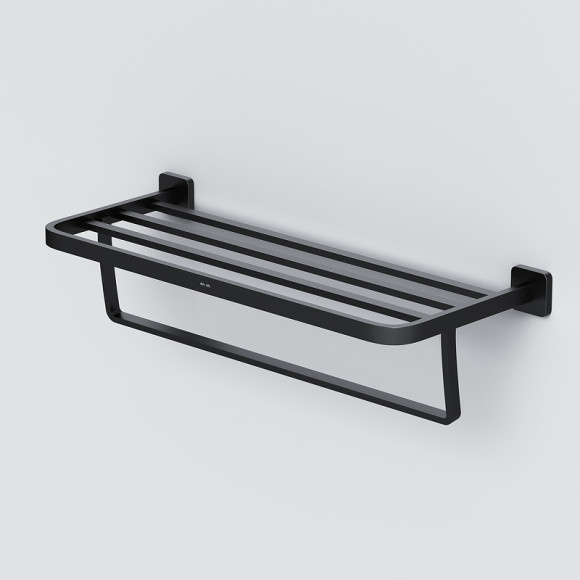 Полка для полотенец AM.PM Func A8F37722 Черная матовая Полка для полотенец AM.PM Func A8F37722 Черная матовая