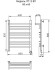 Электрический полотенцесушитель Ника Trapezium ЛТ (Г2) ВП 80/60 с полкой Хром