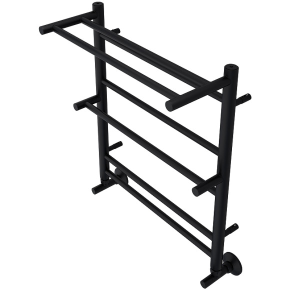 Водяной полотенцесушитель Aquatek Альфа П7 500x600 AQ RRP0760BL с полкой Черный муар Водяной полотенцесушитель Aquatek Альфа П7 500x600 AQ RRP0760BL с полкой Черный муар