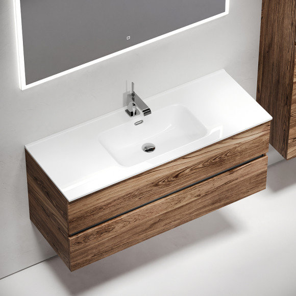 Тумба под раковину Sancos Urban 120 UR120-1ECH подвесная Дуб чарльстон