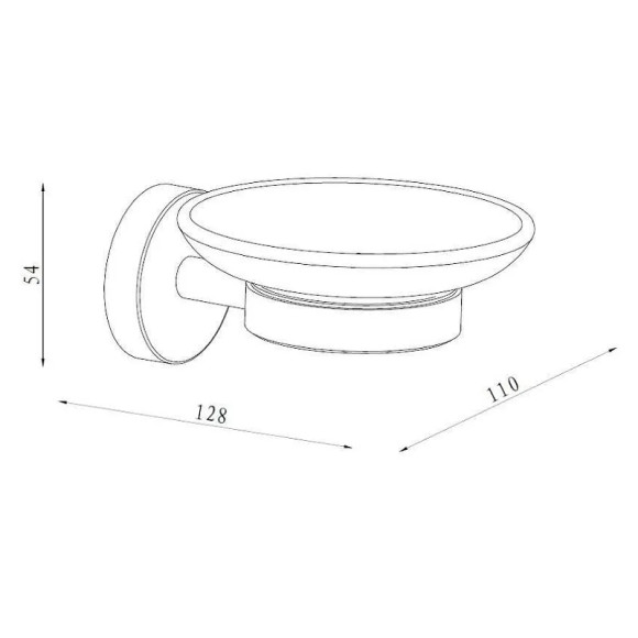 Мыльница Damixa Scandi Pro HASP34200 Хром Мыльница Damixa Scandi Pro HASP34200 Хром