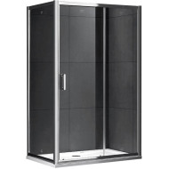 Душевой уголок Gemy S30191D-A90 110х90 профиль Хром стекло прозрачное Душевой уголок Gemy S30191D-A90 110х90 профиль Хром стекло прозрачное