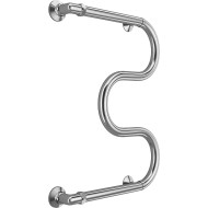 Водяной полотенцесушитель Terminus М-образный (1) 600х400 4620768881183 Хром, боковое подключение, G 1" НР