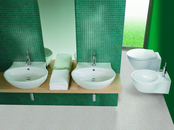 Раковина Hatria Nido 62 Y0R401 Белая Раковина Hatria Nido 62 Y0R401 Белая