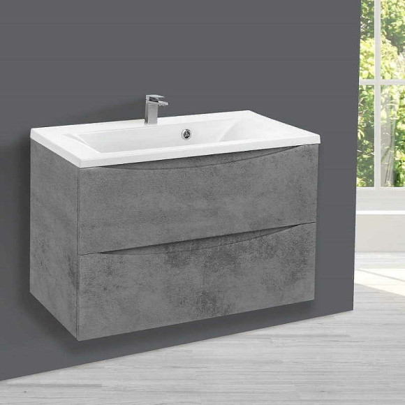 Тумба под раковину Vincea Mia 75 VMC-2MA750BT подвесная Beton Тумба под раковину Vincea Mia 75 VMC-2MA750BT подвесная Beton