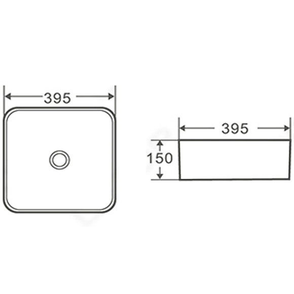Раковина-чаша Point Омега 40 PN43903 Белая
