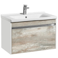 Тумба под раковину Aquaton Капри 80 1A230201KPDA0 подвесная Бетон пайн Белая
