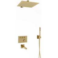 Душевая система WasserKRAFT Sauer A7158.183.261.280.197.281.187 Thermo с термостатом Золото глянцевое Душевая система WasserKRAFT Sauer A7158.183.261.280.197.281.187 Thermo с термостатом Золото глянцевое