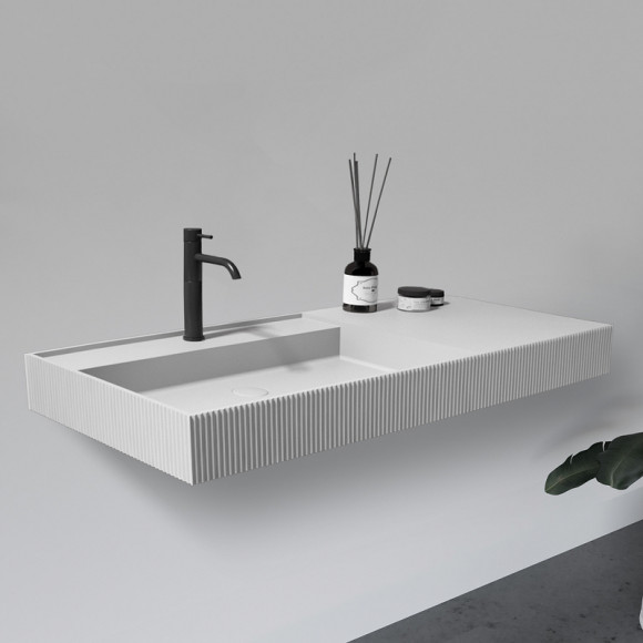 Раковина Abber Stein 120 AS2628 Белая матовая Раковина Abber Stein 120 AS2628 Белая матовая