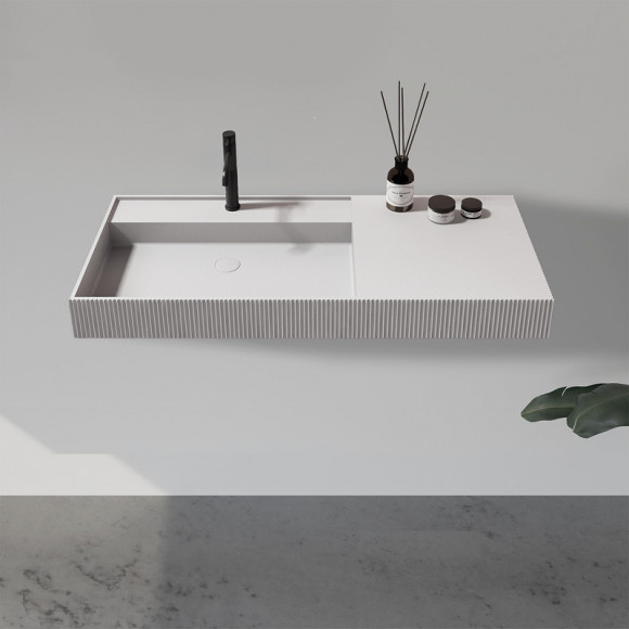 Раковина Abber Stein 120 AS2628 Белая матовая Раковина Abber Stein 120 AS2628 Белая матовая