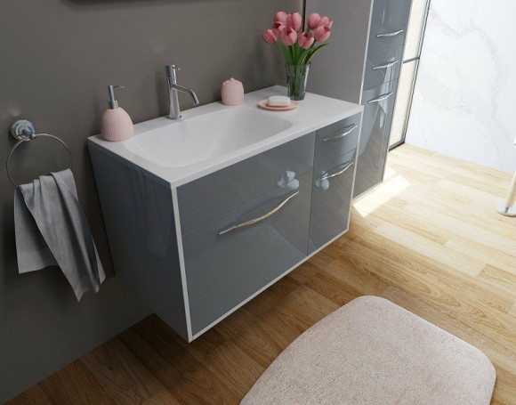 Раковина Эстет Барселона 90 L ФР-00003411 Белая