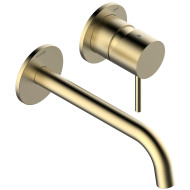 Смеситель для раковины Bossini Teo Z00730.043 Сатинированное золото