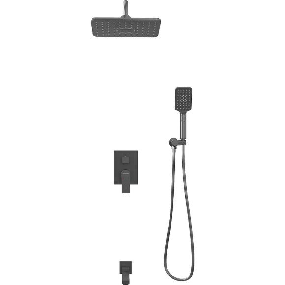 Душевая система Grossman Classic 501.K35.04.420 Графит брашированный Душевая система Grossman Classic 501.K35.04.420 Графит брашированный