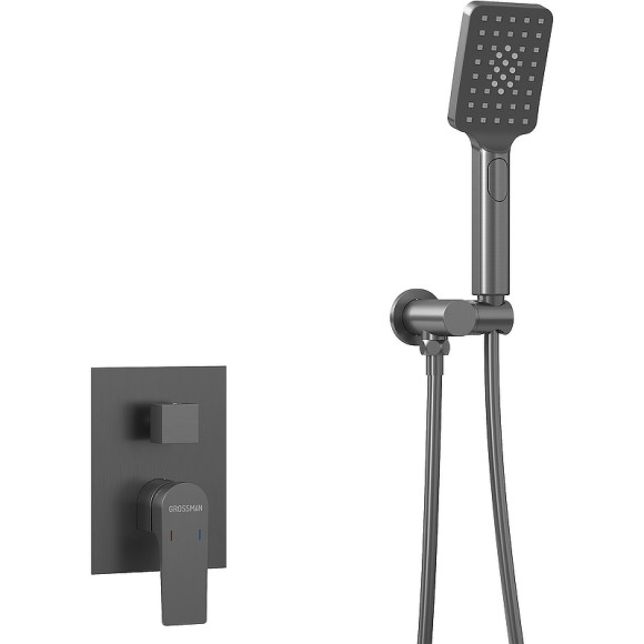Душевая система Grossman Classic 501.K35.04.420 Графит брашированный Душевая система Grossman Classic 501.K35.04.420 Графит брашированный
