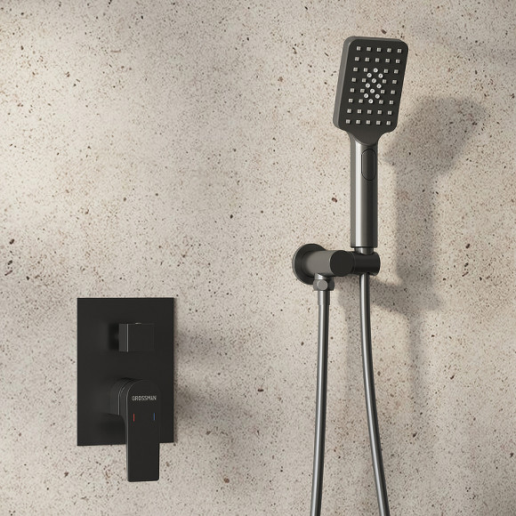 Душевая система Grossman Classic 501.K35.04.420 Графит брашированный Душевая система Grossman Classic 501.K35.04.420 Графит брашированный