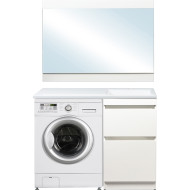 Тумба под раковину Style Line Даллас 115 Люкс Plus Белая глянцевая Тумба под раковину Style Line Даллас 115 Люкс Plus Белая глянцевая