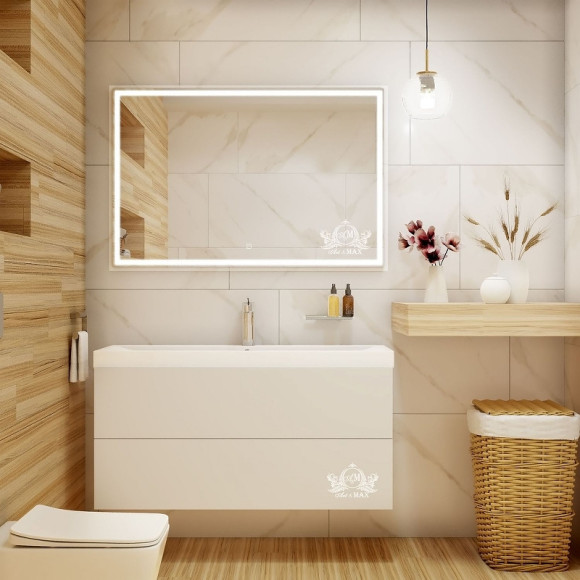 Зеркало Art&Max Monza AM-Mon-1200-800-DS-F с подсветкой с сенсорным выключателем