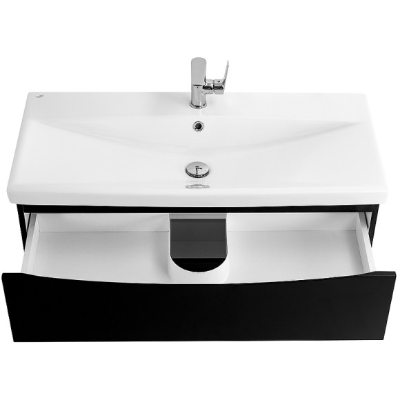 Тумба под раковину BelBagno Marino-Cer 100 MARINO-CER-1000-2C-SO-NL-P подвесная Nero Lucido Тумба под раковину BelBagno Marino-Cer 100 MARINO-CER-1000-2C-SO-NL-P подвесная Nero Lucido