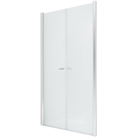 Душевая дверь New Trendy New Soleo Chrome 80 D-0124A профиль Хром стекло прозрачное
