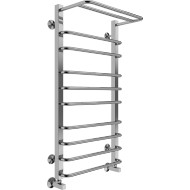 Водяной полотенцесушитель Terminus Арктур П10 500х1000 4670078529459 с полкой Хром, нижнее подключение, G 1/2" ВР, с угловым соединением