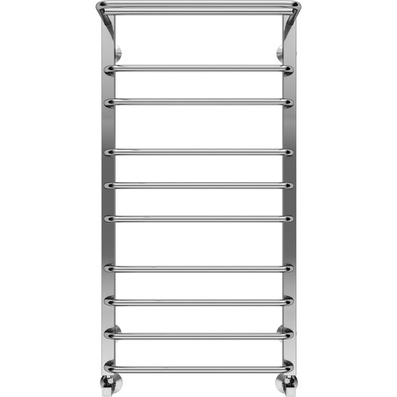 Водяной полотенцесушитель Terminus Арктур П10 500х1000 4670078529459 с полкой Хром, нижнее подключение, G 1/2" ВР, с угловым соединением Водяной полотенцесушитель Terminus Арктур П10 500х1000 4670078529459 с полкой Хром, нижнее подключение, G 1/2" ВР, с угловым соединением