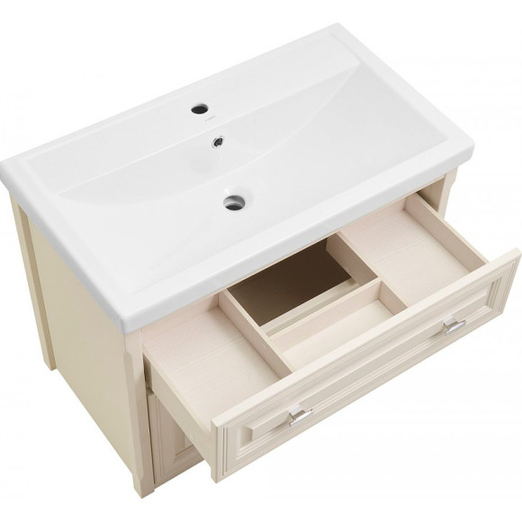 Комплект мебели для ванной ASB-Woodline Кастелло 80 Бежевый