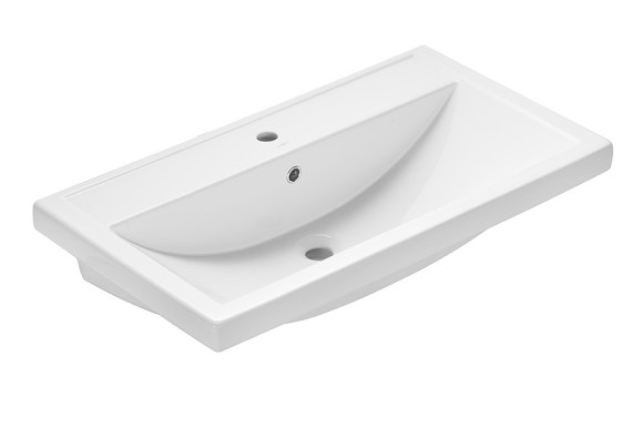 Комплект мебели для ванной ASB-Woodline Кастелло 80 Бежевый